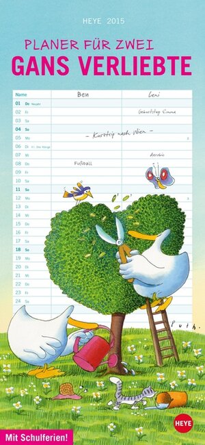 Buchcover Puth Gänse - Planer für Zwei 2015 | Klaus Puth | EAN 9783840132780 | ISBN 3-8401-3278-9 | ISBN 978-3-8401-3278-0