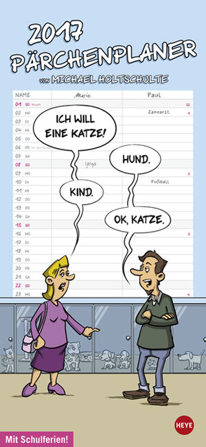 Buchcover Michael Holtschulte Planer für zwei - Kalender 2017 | Michael Holtschulte | EAN 9783840144608 | ISBN 3-8401-4460-4 | ISBN 978-3-8401-4460-8