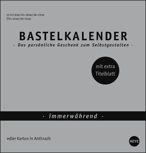 Buchcover Bastelkalender immerwährend silber mittel  | EAN 9783840172441 | ISBN 3-8401-7244-6 | ISBN 978-3-8401-7244-1