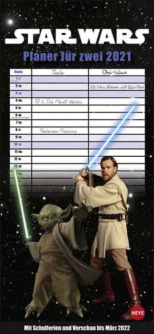 Buchcover Star Wars Planer für zwei Kalender 2021  | EAN 9783840178696 | ISBN 3-8401-7869-X | ISBN 978-3-8401-7869-6
