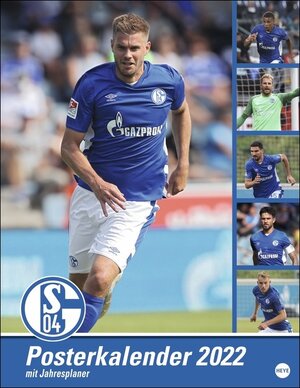 Buchcover Schalke 04 Posterkalender 2022  | EAN 9783840182686 | ISBN 3-8401-8268-9 | ISBN 978-3-8401-8268-6