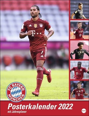 Buchcover FC Bayern München Posterkalender 2022  | EAN 9783840182693 | ISBN 3-8401-8269-7 | ISBN 978-3-8401-8269-3