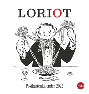 Buchcover Loriot Postkartenkalender 2022 | Loriot | EAN 9783840185533 | ISBN 3-8401-8553-X | ISBN 978-3-8401-8553-3