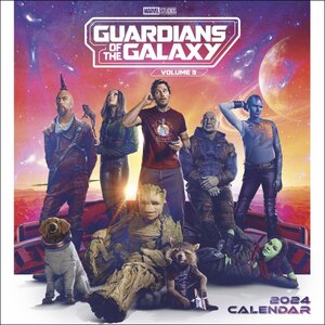 Buchcover Guardians of the Galaxy Vol. 3 Broschur-Kalender 2024. Highlight für Filmfans - der dritte Teil der Serie in einem Wandkalender 2024. Star Lord, Groot und Co. in einem coolen Filmkalender.  | EAN 9783840196508 | ISBN 3-8401-9650-7 | ISBN 978-3-8401-9650-8