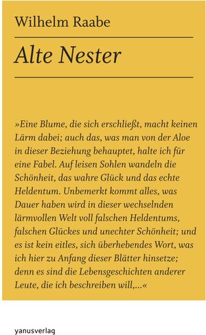 Buchcover Alte Nester | Wilhelm Raabe | EAN 9783840676703 | ISBN 3-8406-7670-3 | ISBN 978-3-8406-7670-3