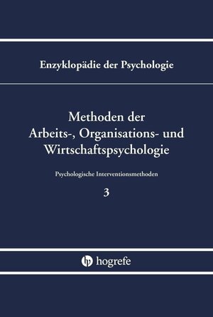 Buchcover Methoden der Arbeits-, Organisations- und Wirtschaftspsychologie  | EAN 9783840915154 | ISBN 3-8409-1515-5 | ISBN 978-3-8409-1515-4