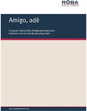 Buchcover Amigo, adé  | EAN 9783841853936 | ISBN 3-8418-5393-5 | ISBN 978-3-8418-5393-6