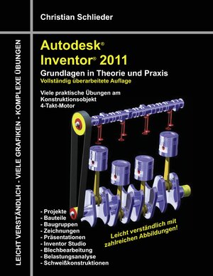 Buchcover Autodesk Inventor 2011 | Christian Schlieder | EAN 9783842325616 | ISBN 3-8423-2561-4 | ISBN 978-3-8423-2561-6