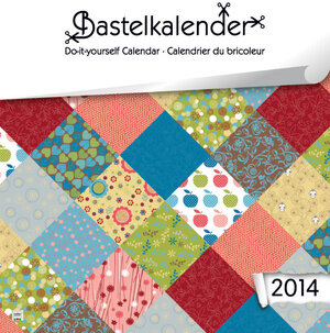 Buchcover Bastelkalender 2014, Weiß/Patch, 32 x 34  | EAN 9783843111591 | ISBN 3-8431-1159-6 | ISBN 978-3-8431-1159-1