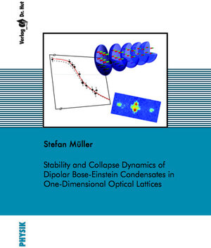 Buchcover Stability and Collapse Dynamics of Dipolar Bose-Einstein Condensates in One-Dimensional Optical Lattices | Stefan Müller | EAN 9783843909570 | ISBN 3-8439-0957-1 | ISBN 978-3-8439-0957-0