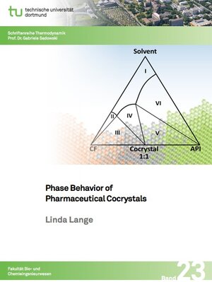 Buchcover Phase Behavior of Pharmaceutical Cocrystals | Linda Lange | EAN 9783843929677 | ISBN 3-8439-2967-X | ISBN 978-3-8439-2967-7