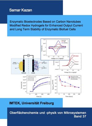 Buchcover Enzymatic Bioelectrodes Based on Carbon Nanotubes Modified Redox Hydrogels for Enhanced Output Current and Long Term Stability of Enzymatic Biofuel Cells | Samar Kazan | EAN 9783843929790 | ISBN 3-8439-2979-3 | ISBN 978-3-8439-2979-0