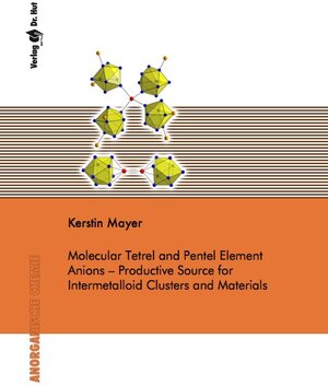 Buchcover Molecular Tetrel and Pentel Element Anions – Productive Source for Intermetalloid Clusters and Materials | Kerstin Mayer | EAN 9783843938204 | ISBN 3-8439-3820-2 | ISBN 978-3-8439-3820-4