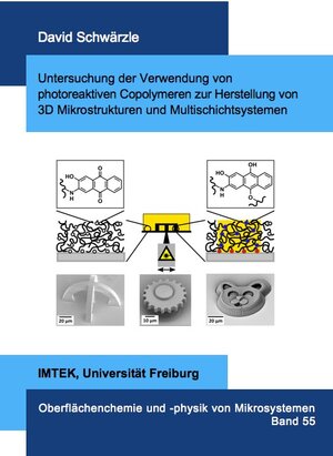 Buchcover Untersuchung der Verwendung von photoreaktiven Copolymeren zur Herstellung von 3D Mikrostrukturen und Multischichtsystemen | David Schwärzle | EAN 9783843942416 | ISBN 3-8439-4241-2 | ISBN 978-3-8439-4241-6