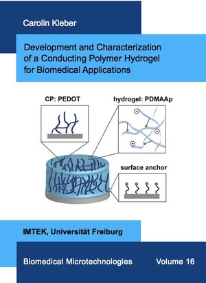 Buchcover Development and Characterization of a Conducting Polymer Hydrogel for Biomedical Applications | Carolin Kleber | EAN 9783843943970 | ISBN 3-8439-4397-4 | ISBN 978-3-8439-4397-0