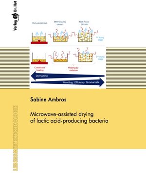 Buchcover Microwave-assisted drying of lactic acid-producing bacteria | Sabine Ambros | EAN 9783843944588 | ISBN 3-8439-4458-X | ISBN 978-3-8439-4458-8