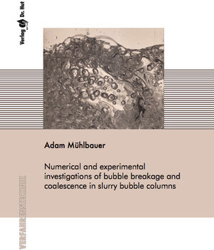 Buchcover Numerical and experimental investigations of bubble breakage and coalescence in slurry bubble columns | Adam Mühlbauer | EAN 9783843947688 | ISBN 3-8439-4768-6 | ISBN 978-3-8439-4768-8