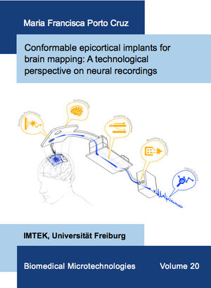 Buchcover Conformable epicortical implants for brain mapping: A technological perspective on neural recordings | Maria Francisca Porto Cruz | EAN 9783843949378 | ISBN 3-8439-4937-9 | ISBN 978-3-8439-4937-8