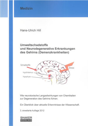 Buchcover Umweltschadstoffe und Neurodegenerative Erkrankungen des Gehirns (Demenzkrankheiten) | Hans-Ulrich Hill | EAN 9783844008517 | ISBN 3-8440-0851-9 | ISBN 978-3-8440-0851-7