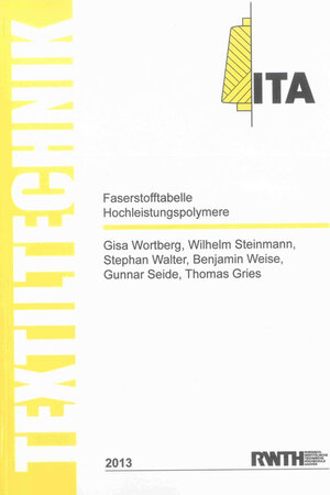 Buchcover Faserstofftabelle Hochleistungspolymere / Fibre-Table High Performance Polymers | Gisa Wortberg | EAN 9783844024272 | ISBN 3-8440-2427-1 | ISBN 978-3-8440-2427-2