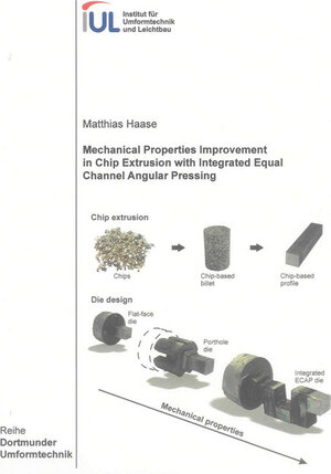 Buchcover Mechanical Properties Improvement in Chip Extrusion with Integrated Equal Channel Angular Pressing | Matthias Haase | EAN 9783844025712 | ISBN 3-8440-2571-5 | ISBN 978-3-8440-2571-2