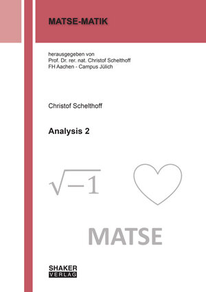 Buchcover Analysis 2 | Christof Schelthoff | EAN 9783844060799 | ISBN 3-8440-6079-0 | ISBN 978-3-8440-6079-9