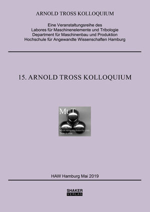 Buchcover 15. Arnold Tross Kolloquium  | EAN 9783844071511 | ISBN 3-8440-7151-2 | ISBN 978-3-8440-7151-1