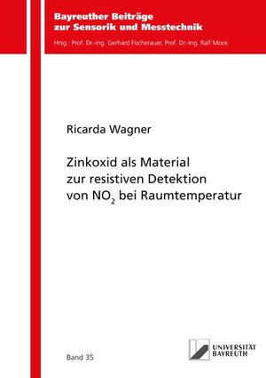Buchcover Zinkoxid als Material zur resistiven Detektion von NO2 bei Raumtemperatur | Ricarda Wagner | EAN 9783844080391 | ISBN 3-8440-8039-2 | ISBN 978-3-8440-8039-1