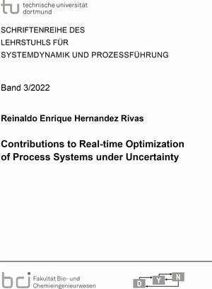 Buchcover Contributions to Real-time Optimization of Process Systems under Uncertainty | Reinaldo Enrique Hernandez Rivas | EAN 9783844087970 | ISBN 3-8440-8797-4 | ISBN 978-3-8440-8797-0