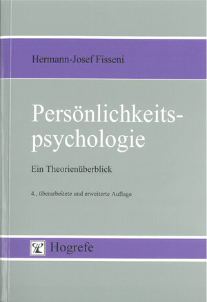 Buchcover Persönlichkeitspsychologie | Hermann J Fisseni | EAN 9783844409819 | ISBN 3-8444-0981-5 | ISBN 978-3-8444-0981-9