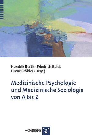 Buchcover Medizinische Psychologie und Medizinische Soziologie von A bis Z  | EAN 9783844417890 | ISBN 3-8444-1789-3 | ISBN 978-3-8444-1789-0