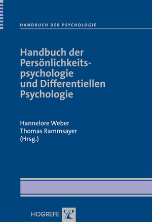 Buchcover Handbuch der Psychologie / Handbuch der Persönlichkeitspsychologie und Differentiellen Psychologie  | EAN 9783844418552 | ISBN 3-8444-1855-5 | ISBN 978-3-8444-1855-2