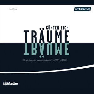 Buchcover Träume | Günter Eich | EAN 9783844509045 | ISBN 3-8445-0904-6 | ISBN 978-3-8445-0904-5