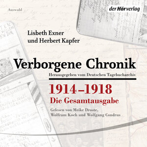 Buchcover Verborgene Chronik 1914-1918 | Lisbeth Exner | EAN 9783844527698 | ISBN 3-8445-2769-9 | ISBN 978-3-8445-2769-8