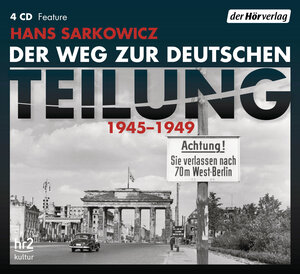 Buchcover Der Weg zur deutschen Teilung | Hans Sarkowicz | EAN 9783844530445 | ISBN 3-8445-3044-4 | ISBN 978-3-8445-3044-5