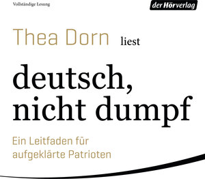 Buchcover deutsch, nicht dumpf | Thea Dorn | EAN 9783844530544 | ISBN 3-8445-3054-1 | ISBN 978-3-8445-3054-4