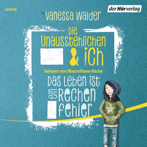 Buchcover Die Unausstehlichen und ich | Vanessa Walder | EAN 9783844535945 | ISBN 3-8445-3594-2 | ISBN 978-3-8445-3594-5