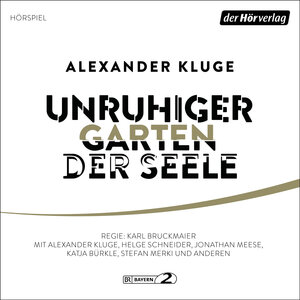 Buchcover Unruhiger Garten der Seele | Alexander Kluge | EAN 9783844548662 | ISBN 3-8445-4866-1 | ISBN 978-3-8445-4866-2
