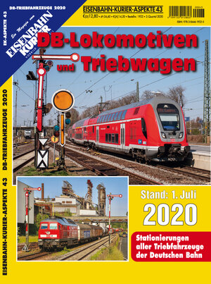 Buchcover DB-Lokomotiven und Triebwagen - Stand 1. Juli 2020  | EAN 9783844619225 | ISBN 3-8446-1922-4 | ISBN 978-3-8446-1922-5