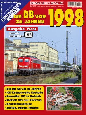 Buchcover Die DB vor 25 Jahren - 1998 Ausgabe West | EAN 9783844670448 | ISBN 3-8446-7044-0 | ISBN 978-3-8446-7044-8