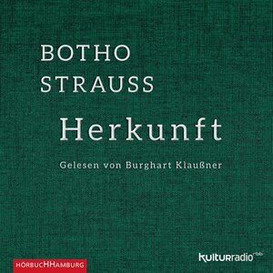 Buchcover Herkunft | Botho Strauß | EAN 9783844911459 | ISBN 3-8449-1145-6 | ISBN 978-3-8449-1145-9