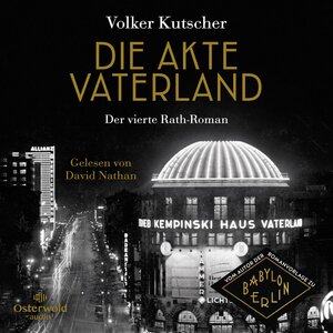 Buchcover Die Akte Vaterland (Die Gereon-Rath-Romane 4) | Volker Kutscher | EAN 9783844934236 | ISBN 3-8449-3423-5 | ISBN 978-3-8449-3423-6