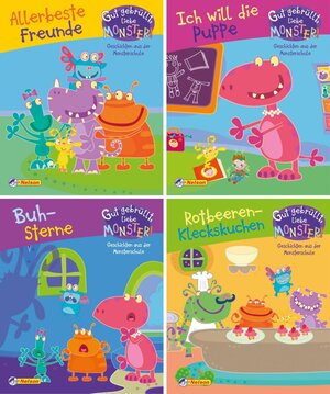 Buchcover Nelson Mini-Bücher: 4er Gut gebrüllt, liebe Monster! 1-4  | EAN 9783845111872 | ISBN 3-8451-1187-9 | ISBN 978-3-8451-1187-2