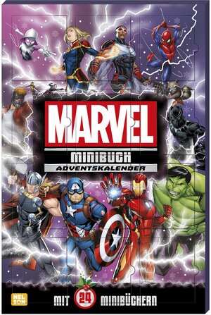 Buchcover MARVEL: Minibuch-Adventskalender  | EAN 9783845123318 | ISBN 3-8451-2331-1 | ISBN 978-3-8451-2331-8