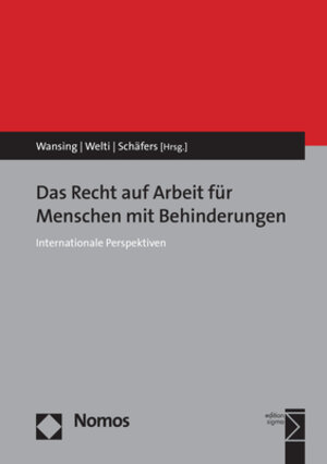 Buchcover Das Recht auf Arbeit für Menschen mit Behinderungen  | EAN 9783845284224 | ISBN 3-8452-8422-6 | ISBN 978-3-8452-8422-4