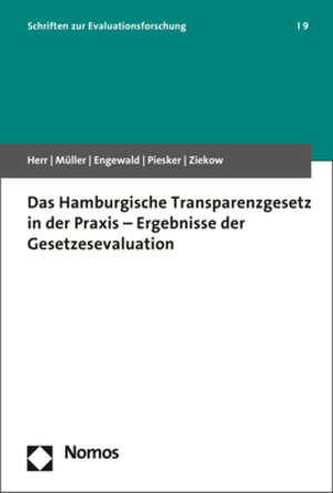 Buchcover Das Hamburgische Transparenzgesetz in der Praxis | Marius Herr | EAN 9783845287652 | ISBN 3-8452-8765-9 | ISBN 978-3-8452-8765-2