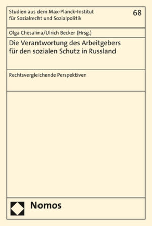 Buchcover Die Verantwortung des Arbeitgebers für den sozialen Schutz in Russland  | EAN 9783845292137 | ISBN 3-8452-9213-X | ISBN 978-3-8452-9213-7