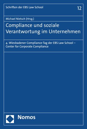 Buchcover Compliance und soziale Verantwortung im Unternehmen  | EAN 9783845292380 | ISBN 3-8452-9238-5 | ISBN 978-3-8452-9238-0