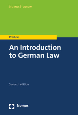 Buchcover An Introduction to German Law | Gerhard Robbers | EAN 9783845299686 | ISBN 3-8452-9968-1 | ISBN 978-3-8452-9968-6