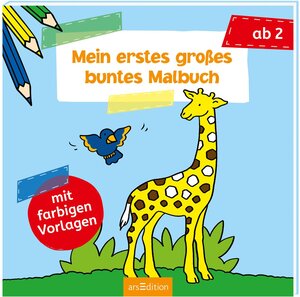 Buchcover Mein erstes großes buntes Malbuch ab 2  | EAN 9783845811741 | ISBN 3-8458-1174-9 | ISBN 978-3-8458-1174-1